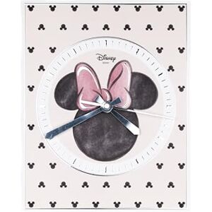 VALENTI & CO. Disney Mickey e Minnie Orologio da tavolo o da appendere in legno con dettagli in argento Idea Regalo Neonato o Regalo Battesimo Orologio da parete per cameretta bambini VALENTI & CO. Disney Mickey e Minnie Orologio da tavolo o da appendere in legno con dettagli in argento Idea Regalo Neonato o Regalo Battesimo Orologio da parete per cameretta bambini