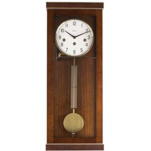 Hermle Orologio da parete Progressistico 4 4 Westminster, in legno di noce, 57 x 22,5 x 13 cm Hermle Orologio da parete Progressistico 4 4 Westminster, in legno di noce, 57 x 22,5 x 13 cm