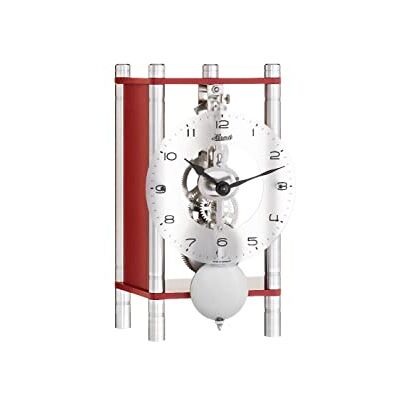 Hermle 23036-360721 Orologio a pendolo in alluminio - Orologio da tavolo Hermle 23036-360721 Orologio a pendolo in alluminio - Orologio da tavolo