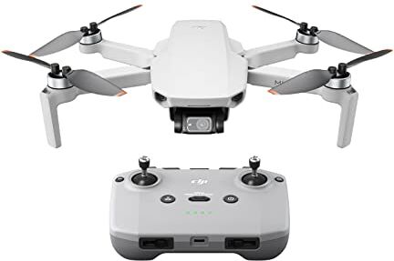 DJI Mini 2 Drone Quadcopter Leggero E Pieghevole, Foto 12 MP, Grigio