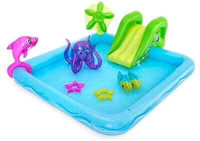 Bestway -3 Piscinetta per Bambini Acquario Fantastico, 2 Anni+