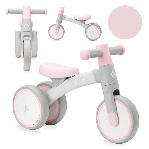 Momi Triciclo senza pedali per bambini  TEDI per bambine e bambini (peso massimo 25 kg), mini bicicletta senza pedali con ruote in plastica resistenti alla foratura, telaio in metallo leggero 1,2 kg