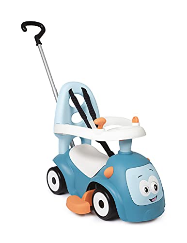 Smoby - Maestro Baby Balade Blu,7600, 6 Mesi, Colore Azzurro, Evolutivo, Primipassi, Ruote Silenziose