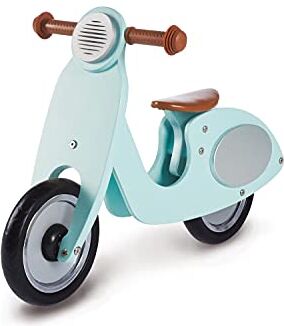 PINOLINO Balance Bike Vespa Wanda, bilanciere in Legno, Pneumatici sgonfiabili, Sella Regolabile 3 Volte in Altezza, per Bambini dai 3 ai 5 Anni, Menta