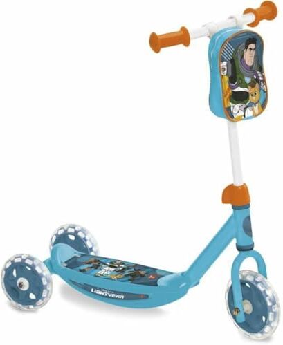 Mondo Toys MY FIRST SCOOTER LIGHTYEAR Monopattino Baby 3 ruote con borsetta porta oggetti inclusa per bambino bambina da 2 anni Lightyear