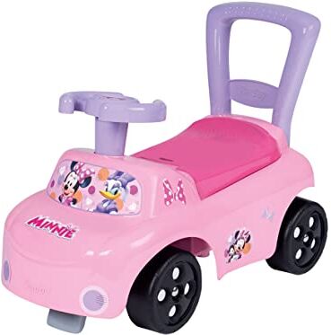 Smoby - Disney Minnie prima auto, 7600720532, 10 mesi, con fermi antiribaltamento