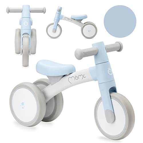 Momi Triciclo senza pedali per bambini  TEDI per bambine e bambini (peso massimo 25 kg), mini bicicletta senza pedali con ruote in plastica resistenti alla foratura, telaio in metallo leggero 1,2 kg