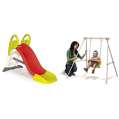 Smoby Altalene E Dondoli Dolce Altalena 6 Mesi 7600310046 & Scivoli Scivolo Ks Water Fun 2 Anni 7600310262, 159 X 100 X 68