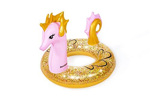 Bestway Ciambella salvagente gonfiabile Glitter Seahorse