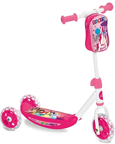 Mondo Toys My First Scooter PRINCESS Monopattino Baby bambino/bambina 3 ruote borsetta porta oggetti inclusa