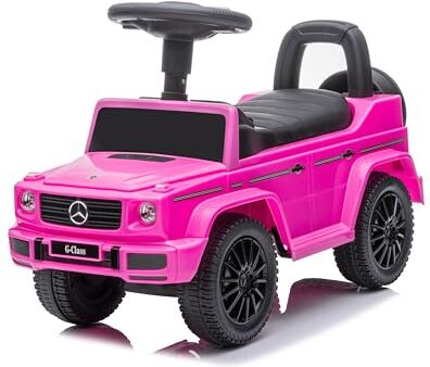 Mondial Toys Primi Passi Cavalcabile Per Bambini Mercedes G350 Con suoni (Rosa)