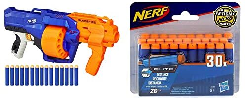 Hasbro Nerf N-Strike Elite SurgeFire & Elite Ricarica da 30 dardi