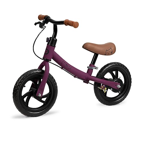 Momi BREKI Bicicletta senza pedali per bambine e per bambini e bambini a partire da 3 anni (peso corporeo massimo 25 kg), telaio in metallo stabile e leggero con un peso di 3 kg