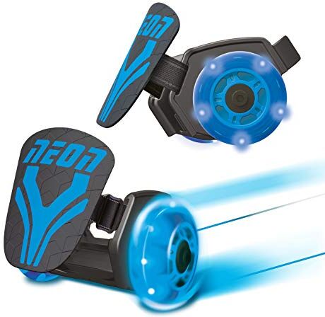 Mondo Toys Autre Neon Street Rollers Rotelle da scarpa rulli a Due Ruote per i Tuoi Tacchi W Light up Ruote LED Misura Regolabile portata fino a 50 kg colore blu