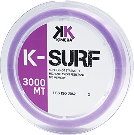 Kimera Mt 3000, K-Surf, Filo da Pesca Unisex Adulto, Viola Chiaro, 0.25