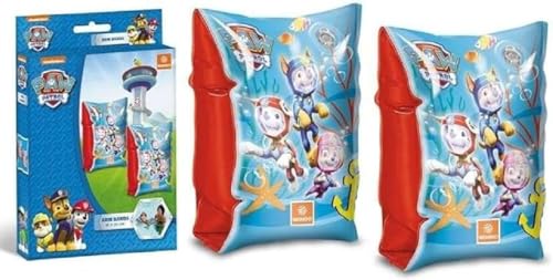 Mondo Toys 16628 Paw Patrol Braccioli di Sicurezza, PVC, Per Bambini da 2 a 6 anni con Peso 15-30 kg, Multicolore, 15 x 23 cm