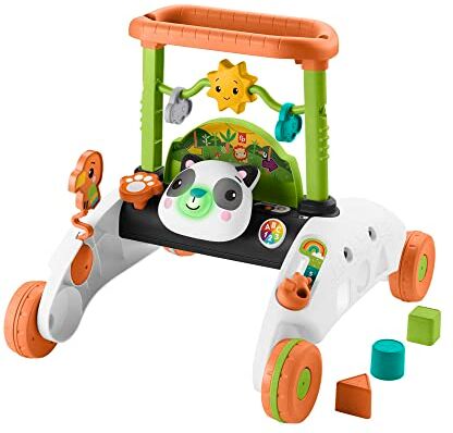 Fisher Price Primi Passi al Volante, giocattolo ispirato a una macchina che incoraggia, Edizione: Olandese; Inglese, UK; Francese; Tedesco; Italiano; Espagnolo, Castilian,