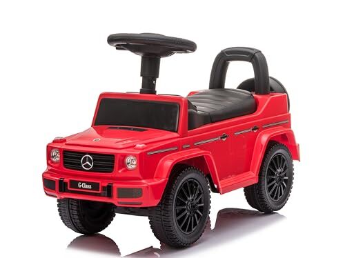 Mondial Toys Primi Passi Cavalcabile Per Bambini Mercedes G350 Con suoni (Rosso)