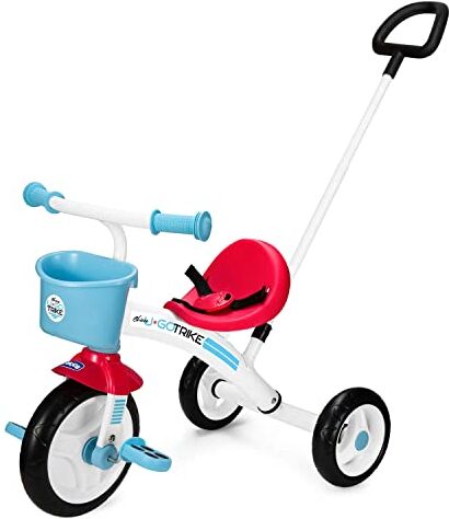 Chicco Triciclo Bambini U-GO 2in1, Triciclo Bimba e Bimbo con Maniglione ad Altezza Regolabile, Max 20 kg , 18 Mesi 5 Anni, Colore unisex