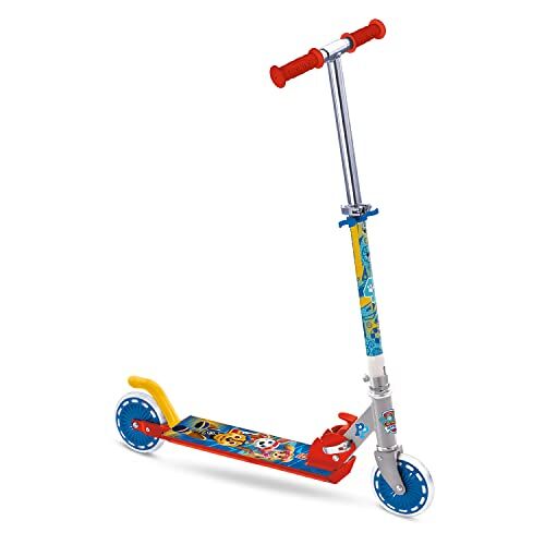 Mondo Toys Monopattino in alluminio per bambino bambina Paw Patrol manubrio regolabile scooter a 2 ruote 28296