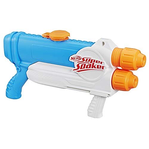 Hasbro Nerf Super Soaker Barracuda, Blaster Spruzza Acqua, Pistola ad acqua giocattolo con serbatoio da 1 litro d'acqua