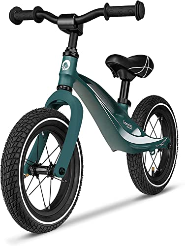 lionelo Lrowbartairgnfrtxxxx, Bici Senza Pedali Leggera Bambino, Verde Air, 12