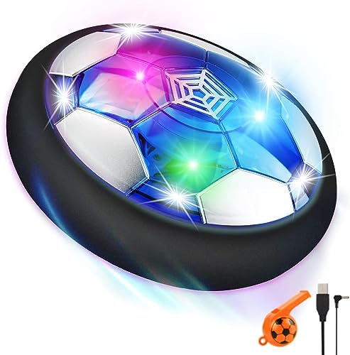 lenbest Pallone Calcio Fluttuante Giochi Bambini 2 3 4 Anni Giochi Calcio LED Ricaricabile Giocattoli Giochi Bambino 4 5 6 7 8 9 10 Anni Maschio Regalo