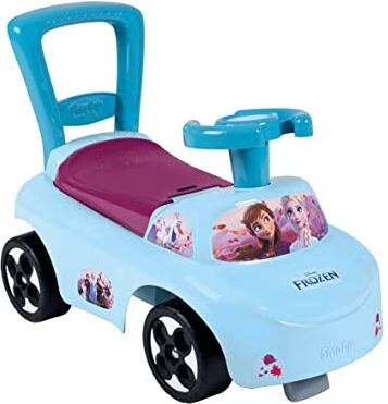 Smoby - Disney Frozen prima auto, 7600720534, 10 mesi, con fermi antiribaltamento