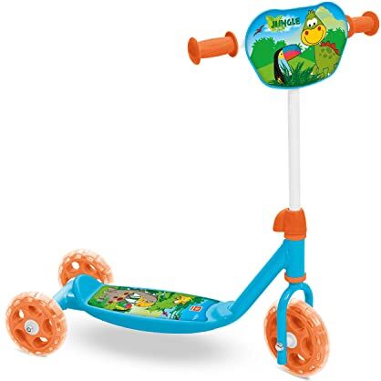 Mondo Toys JUNGLE  MY FIRST SCOOTER Monopattino Baby 3 ruote per bambini da 2 anni