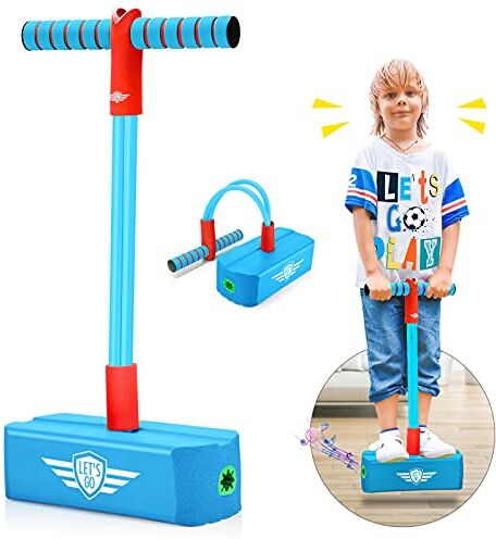 faentwc Giochi Bimba 4 5 6 7 8 Anni, Pogo Stick Regali Bambina 3-12 Anni Giocattoli per Bambina 3-12 Anni Regali di Natale Bambini Giochi per Bambini di 3-12 Anni Giochi per Bambini di 3-12 Anni