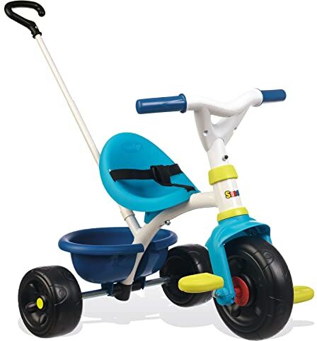 Smoby Triciclo Be Fun Boy , + 15 Mesi, con Asta di Spinta Removibile