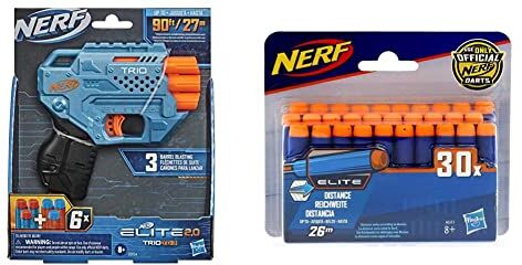 Hasbro Ner Elite Trio 2.0 TD 3 & Nerf Elite Ricarica da 30 dardi