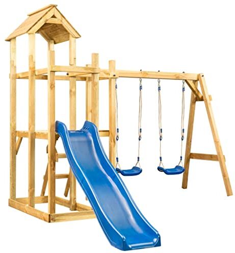 vidaXL Set Gioco da Esterno Bambini 285x305x226,5 cm Legno di Pino Impregnato