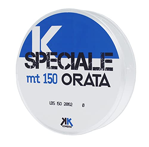 KIMERA Mt 150, K-Speciale Orata, Filo da Pesca Unisex Adulto, Cristal, 0.30