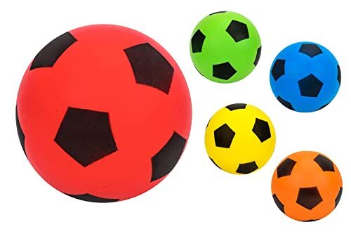 W'TOY - Pallone in Spugna Diametro, Colore Assortito, 20 cm, 38347, 14 anni to 99 anni, Giocattoli antistress + manuale