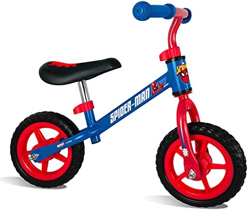 Stamp , SPIDER-MAN RUNNING BIKE Unisex-Youth, blu, 55 cm