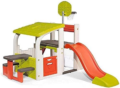 Smoby Nuovo Fun Center con scivolo e basket