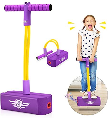 faentwc Regali Bambini 3-12 Anni, Pogo Stick Giocattoli Bambina 3-12 Anni Regali per Bambina 3-12 Anni Bambina 3-12 Anni Regali Giocattoli per Bambina di 3-12 Anni