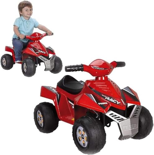 FEBER - Quad Racy Veicolo, 6 V, Colore Rosso,