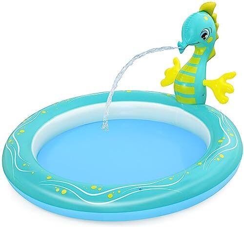 Bestway Piscinetta per Bambini con Cavaluccio Spruzza-Acqua, 2 Anni+