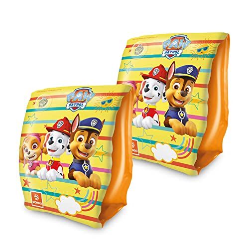 Mondo Toys PAW PATROL Arm Bands Braccioli di Sicurezza per bambini Materiale PVC Adatti a bambini da 2 a 6 anni con Peso 6-20 kg