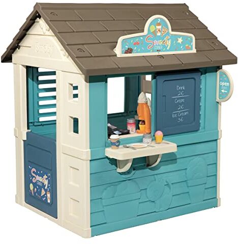 Smoby Casetta Sweety Corner Gelateria, , 2 Anni, con 18 Accessori Inclusi