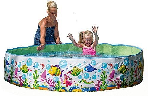 Happy People 77728 scosceso Piscina, da Parete Multicolore, 180 x 38 cm