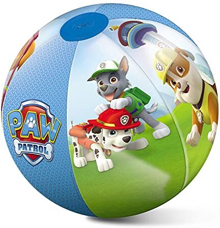 Mondo Toys Paw Patrol Beach Ball Pallone da Spiaggia Colorato gonfiabile ideale per giocarci in acqua adatto a bambini / ragazzi / adulti 50 cm. di diametro