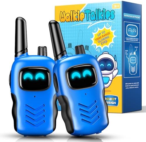 Adeokay Walkie-Talkie Bambini, Regalo Bambino 3 4 5 6 7 8 9 10 11 12 Anni Giochi Bambini 3-12 Anni Giocattoli Bambino 3-12 Anni Giocattoli da Esterno