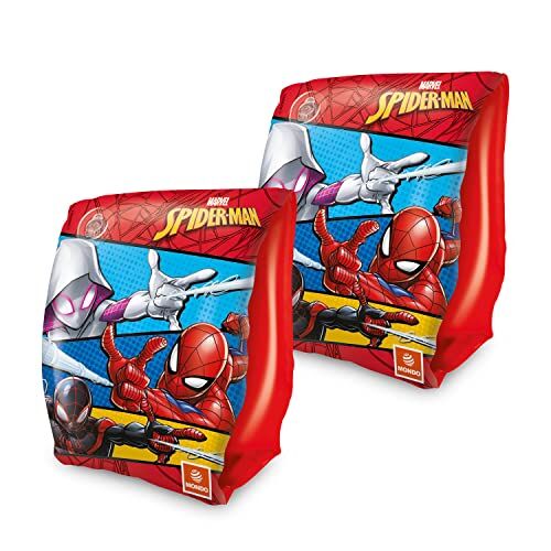 Mondo Toys SPIDERMAN Arm Bands Braccioli di Sicurezza per bambini Materiale PVC Adatti a bambini da 2 a 6 anni con Peso 6-20 kg