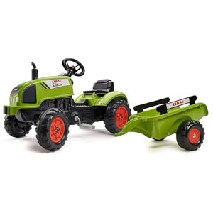 Falk Trattore e rimorchio a pedali Claas Da 2 anni Made in France 50% plastica riciclata Falk Trattore e rimorchio a pedali Claas Da 2 anni Made in France 50% plastica riciclata