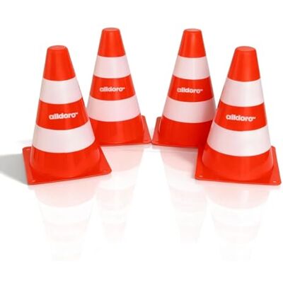 alldoro 60090 Pylons Set, Colore Set di 4 piloni, 18x12x12 cm alldoro 60090 Pylons Set, Colore Set di 4 piloni, 18x12x12 cm