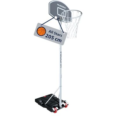 Hudora Canestro da basket All Stars 205 Canestro da basket con supporto regolabile per bambini e ragazzi Canestro mobile da esterno per giardino Canestro con supporto e ruote grey Hudora Canestro da basket All Stars 205 Canestro da basket con supporto regolabile per bambini e ragazzi Canestro mobile da esterno per giardino Canestro con supporto e ruote grey