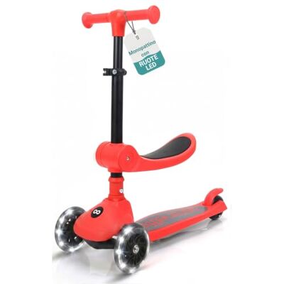 SereneLife Monopattino Bambino Pieghevole, Monopattino Bambina a 3 Ruote con Luci LED, Manubrio Regolabile e Freno, Monopattino a 3 Ruote, Scooter per Bambini e Bambine dai 3 Anni fino a 50 kg SereneLife Monopattino Bambino Pieghevole, Monopattino Bambina a 3 Ruote con Luci LED, Manubrio Regolabile e Freno, Monopattino a 3 Ruote, Scooter per Bambini e Bambine dai 3 Anni fino a 50 kg